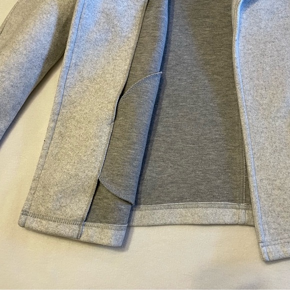 Zara Oversized Light Grey Coat Jacket Open Front - Picture 6 of 13